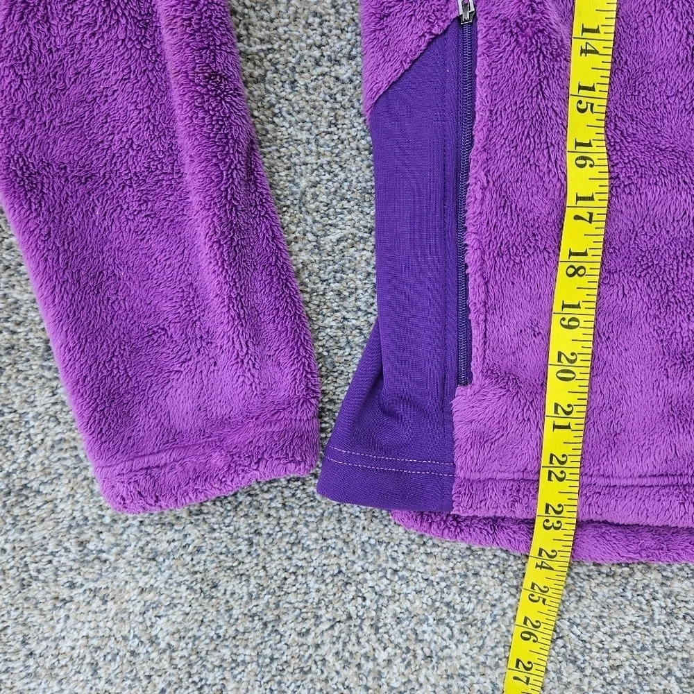 Mountain Hardwear Monkey Fleece Jacket Purple Zip Up Coat Youth Girls Size Large